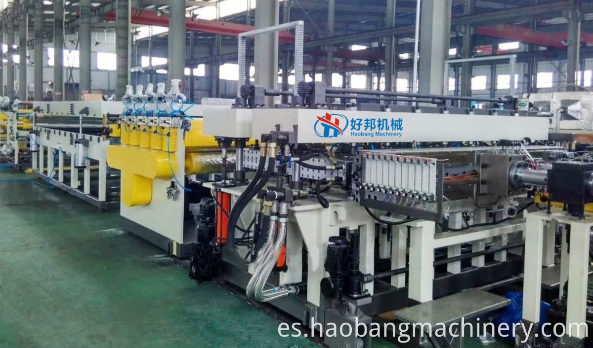 PP hollow sheet machine 1